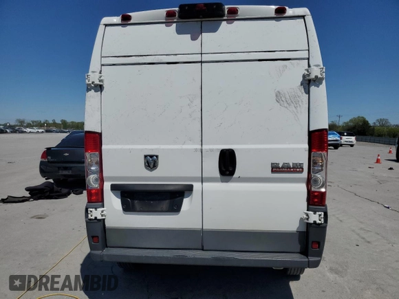 2017 Ram ProMaster Cargo with VIN 3C6TRVDG5HE503380, listed as a Copart auction lot 52719345 with 231,239 mi miles and Clean Title. Bid and sale history available at carsss.com. Image 6.