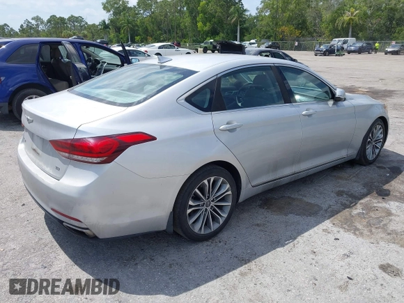 2017 Genesis G80 3.8L z VIN KMHGN4JE5HU194946, wystawiony jako IAAI lot #42108731 z przebiegiem 155 495 mil mil oraz . Historia ofert i sprzedaży dostępna na DreamBid. Obrazek 4.
