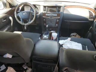 2020 Nissan Armada SL with VIN JN8AY2NDXLX016355, listed as a Copart auction lot 58018284 with 122,370 mi miles and Salvage Title. Bid and sale history available at carsss.com. Image 8.