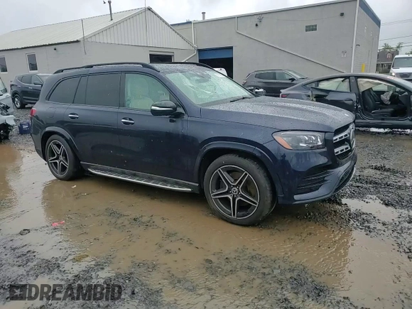 2022 Mercedes-Benz GLS 450 with VIN 4JGFF5KE3NA801422, listed as a Copart auction lot 56719855 with 54,072 mi miles and Salvage title. Bid and sale history available at DreamBid. Image 14.