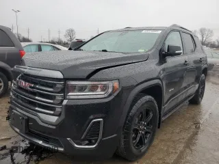 2021 GMC Acadia AT4 with VIN 1GKKNLLS0MZ200181, listed as a Copart auction lot 43224085 with 72,810 mi miles and Salvage Title. Bid and sale history available at carsss.com. Image 1.