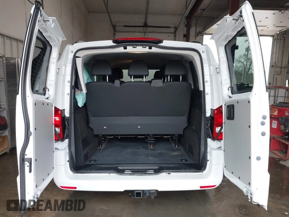 2023 Mercedes-Benz Metris with VIN W1WV0FEY8P4332203, listed as a IAAI auction lot 41510870 with 8,203 mi miles and . Bid and sale history available at DreamBid. Image 12.