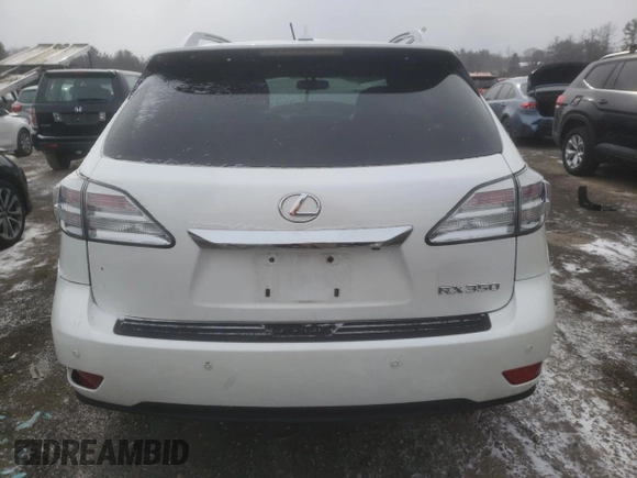 2011 Lexus RX 350 with VIN 2T2BK1BA3BC119969, listed as a Copart auction lot 46165455 with Not Provided miles and Salvage Title. Bid and sale history available at DreamBid. Image 6.