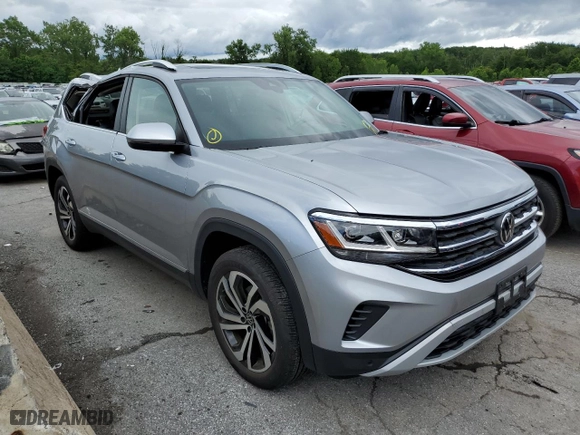 2023 Volkswagen Atlas 2.0T SEL with VIN 1V2BP2CA9PC501013, listed as a Copart auction lot 59059693 with 6,402 mi miles. Bid and sale history available at carsss.com. Image 4.