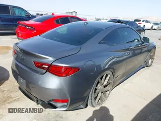 2018 Infiniti Q60 Luxe with VIN JN1EV7EK6JM341569, listed as a IAAI auction lot 41740997 with 126,711 mi miles and . Bid and sale history available at carsss.com. Image 4.