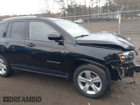 2015 Jeep Compass Latitude with VIN 1C4NJDEB3FD105704, listed as a IAAI auction lot 41719603 with 106,904 mi miles. Bid and sale history available at carsss.com. Image 13.