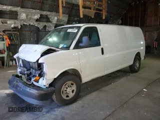 2017 Chevrolet Express Cargo Van with VIN 1GCZGHFG1H1113726, listed as a Copart auction lot 81148894 with 0 mi miles and Salvage Title. Bid and sale history available at carsss.com. Image 1.