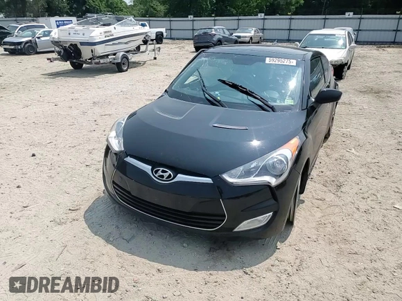 2013 Hyundai Veloster w/Black Int with VIN KMHTC6AD7DU134443, listed as a Copart auction lot 59295275 with 137,106 mi miles and Salvage title. Bid and sale history available at DreamBid. Image 13.