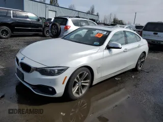 2018 BMW 4 Series 430i with VIN WBA4J1C52JBG76225, listed as a Copart auction lot 51221395 with 101,867 mi miles and Clean Title. Bid and sale history available at carsss.com. Image 1.