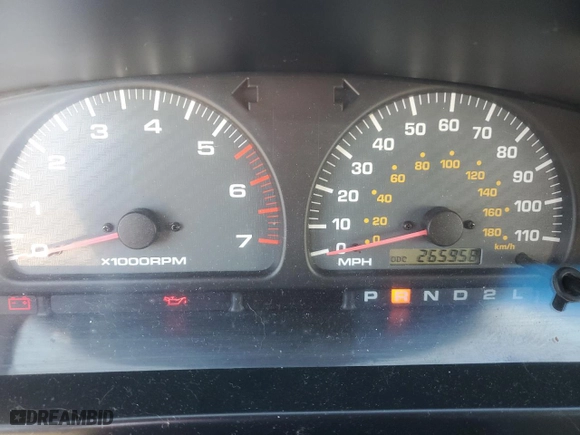 2000 Toyota 4Runner SR5 with VIN JT3HN86R7Y0311434, listed as a Copart auction lot 45641955 with 265,958 mi miles and Salvage Title. Bid and sale history available at carsss.com. Image 9.