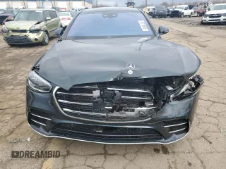 2021 Mercedes-Benz S 580 with VIN W1K6G7GB6MA042104, listed as a Copart auction lot 49778905 with 13,535 mi miles and Salvage Title. Bid and sale history available at DreamBid. Image 5.
