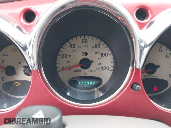 2003 Chrysler PT Cruiser Touring with VIN 3C4FY58BX3T592231, listed as a IAAI auction lot 41502059 with 122,902 mi miles. Bid and sale history available at carsss.com. Image 7.