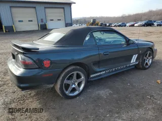 1998 Ford Mustang with VIN 1FAFP4442WF231861, listed as a Copart auction lot 43805205 with 193,569 mi miles and Salvage Title. Bid and sale history available at carsss.com. Image 3.