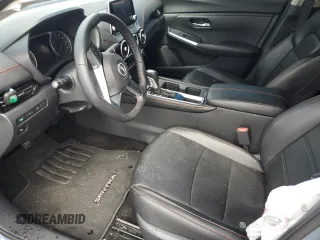 2024 Nissan Sentra SR with VIN 3N1AB8DVXRY329815, listed as a Copart auction lot 56524915 with 18,428 mi miles and Salvage title. Bid and sale history available at DreamBid. Image 7.