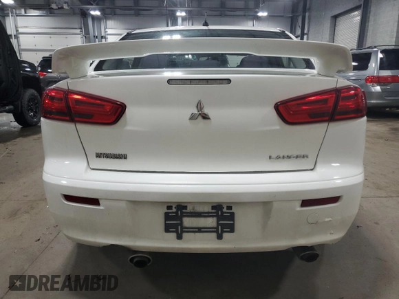 2010 Mitsubishi Lancer DE with VIN JA32U1FU8AU007431, listed as a Copart auction lot 87447694 with 171,011 mi miles and Salvage Title. Bid and sale history available at carsss.com. Image 6.