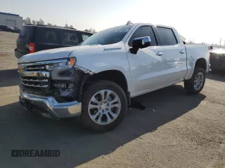 2022 CHEVROLET C1500 LTZ with VIN 1GCPAEETXNZ589525, listed as a Copart auction lot 83074804 with 26,139 mi miles and Salvage Title. Bid and sale history available at DreamBid. Image 1.