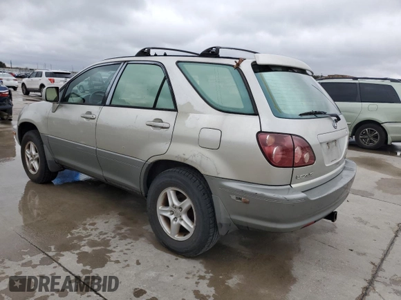 1999 Lexus RX 300 Luxury SUV with VIN JT6HF10U1X0061157, listed as a Copart auction lot 45001785 with 237,261 mi miles and Clean Title. Bid and sale history available at carsss.com. Image 2.
