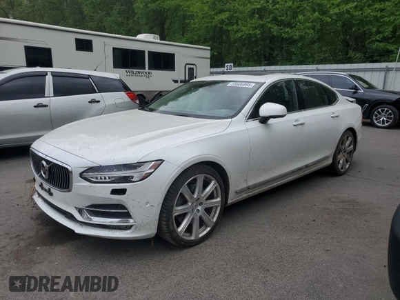 2017 Volvo S90 Inscription с VIN YV1A22ML9H1008614, выставлен на аукционе Copart как лот 55606895 с пробегом 43 242 миль миль и Списание • Salvage title. История ставок и продаж доступна на DreamBid. Изображение 1.