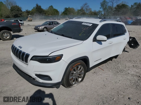 2020 Jeep Cherokee Latitude Plus with VIN 1C4PJLLB6LD552299, listed as a Copart auction lot 53294425 with 98,813 mi miles and Salvage title. Bid and sale history available at DreamBid. Image 1.