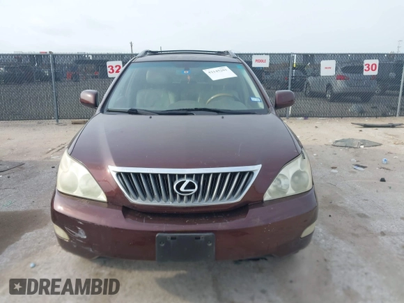 2008 Lexus RX 350 with VIN JTJGK31U189851742, listed as a IAAI auction lot 42145201 with 207,369 mi miles and . Bid and sale history available at DreamBid. Image 12.