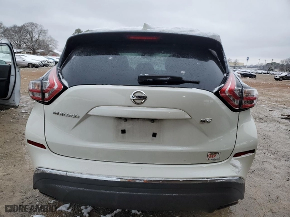 2016 Nissan Murano SV with VIN 5N1AZ2MG3GN154689, listed as a Copart auction lot 45971115 with 142,344 mi miles and Salvage Title. Bid and sale history available at carsss.com. Image 6.