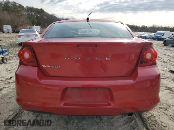 2012 Dodge Avenger SXT z VIN 1C3CDZCB2CN165482, wystawiony jako Copart lot #45160195 z przebiegiem 56 082 mil mil oraz Nie do naprawy • Non repairable. Historia ofert i sprzedaży dostępna na DreamBid. Obrazek 6.