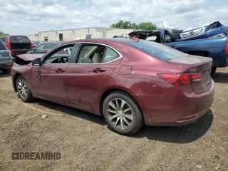 2016 Acura TLX with VIN 19UUB1F34GA007865, listed as a Copart auction lot 61728575 with 123,938 mi miles and Salvage title. Bid and sale history available at DreamBid. Image 2.