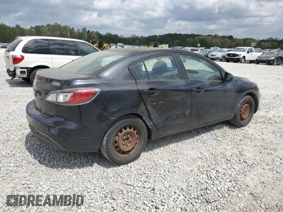 2010 Mazda 3 i Sport with VIN JM1BL1SG8A1311865, listed as a Copart auction lot 51776405 with 131,650 mi miles and Salvage Title. Bid and sale history available at carsss.com. Image 3.