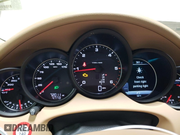 2015 Porsche Cayenne Diesel with VIN WP1AF2A28FLA41058, listed as a Copart auction lot 48306825 with 72,011 mi miles and Salvage title. Bid and sale history available at DreamBid. Image 9.