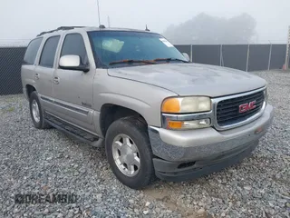 2005 GMC Yukon SLE z VIN 1GKEC13T55J150555, wystawiony jako IAAI lot #42526535 z przebiegiem 276 306 mil mil oraz . Historia ofert i sprzedaży dostępna na DreamBid. Obrazek 1.