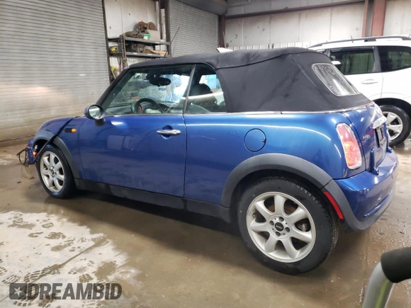 2007 MINI Convertible with VIN WMWRF33507TG16448, listed as a Copart auction lot 88474495 with 148,147 mi miles and Salvage Title. Bid and sale history available at DreamBid. Image 2.
