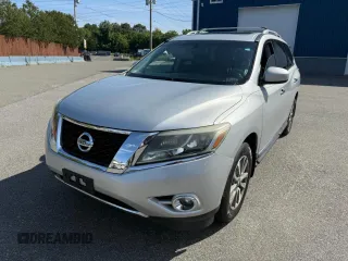 2013 Nissan Pathfinder SV z VIN 5N1AR2MM7DC62196, wystawiony jako Copart lot #61669945 z przebiegiem 87 537 mil mil oraz Czysty tytuł • Clean title. Historia ofert i sprzedaży dostępna na DreamBid. Obrazek 2.