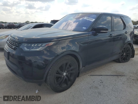 2018 Land Rover Discovery HSE with VIN SALRR2RV3JA051990, listed as a Copart auction lot 74060534 with 104,086 mi miles and Salvage Title. Bid and sale history available at carsss.com. Image 1.