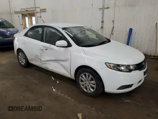 2010 Kia Forte LX with VIN KNAFT4A20A5285843, listed as a Copart auction lot 54995945 with 393,912 mi miles and Salvage Title. Bid and sale history available at carsss.com. Image 4.
