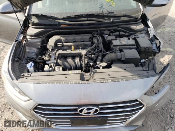 2022 Hyundai Accent SEL with VIN 3KPC24A61NE182923, listed as a Copart auction lot 63205323 with 8,312 mi miles. Bid and sale history available at carsss.com. Image 12.