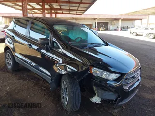 2020 Ford EcoSport S with VIN MAJ3S2FE3LC377288, listed as a IAAI auction lot 41344518 with 61,559 mi miles. Bid and sale history available at carsss.com. Image 1.