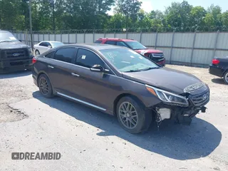 2017 Hyundai Sonata Sport with VIN 5NPE34AF4HH472661, listed as a IAAI auction lot 39608418 with Not Provided miles. Bid and sale history available at carsss.com. Image 1.