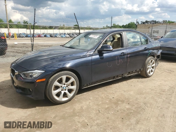 2014 BMW 3 Series 335i xDrive with VIN WBA3B9G5XENR91857, listed as a Copart auction lot 57070825 with 79,866 mi miles and Salvage title. Bid and sale history available at DreamBid. Image 1.