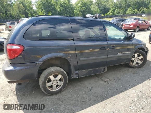 2007 Dodge Grand Caravan SE z VIN 1D4GP24R97B212024, wystawiony jako Copart lot #58008575 z przebiegiem 117 568 mil mil oraz Szkoda całkowita • Salvage title. Historia ofert i sprzedaży dostępna na DreamBid. Obrazek 3.