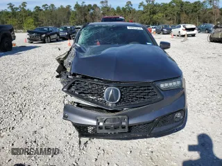 2020 Acura TLX w/A-Spec Pkg with VIN 19UUB1F69LA008949, listed as a Copart auction lot 82822814 with 57,244 mi miles and Non Repairable. Bid and sale history available at carsss.com. Image 5.