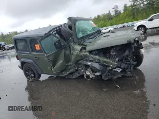 2021 Jeep Wrangler Unlimited Sport S z VIN 1C4HJXDG4MW666703, wystawiony jako Copart lot #57576015 z przebiegiem Nie podano mil oraz Czysty tytuł • Clean title. Historia ofert i sprzedaży dostępna na DreamBid. Obrazek 4.