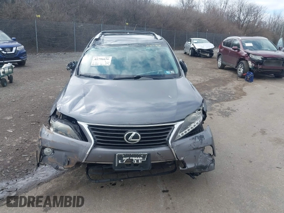2013 Lexus RX 350 with VIN 2T2BK1BA6DC220815, listed as a IAAI auction lot 41796656 with 121,127 mi miles. Bid and sale history available at carsss.com. Image 12.