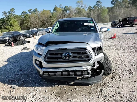 2023 Toyota Tacoma 2WD SR5 with VIN 3TYAZ5CN1PT037472, listed as a Copart auction lot 49329655 with 26,642 mi miles and Salvage Title. Bid and sale history available at carsss.com. Image 14.