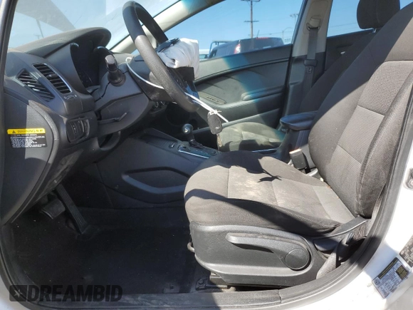 2017 Kia Forte5 LX with VIN KNAFK5A86H5683095, listed as a Copart auction lot 51179385 with 84,177 mi miles and Salvage Title. Bid and sale history available at carsss.com. Image 7.