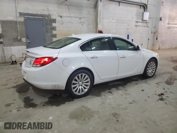 2012 Buick Regal Premium 1 with VIN 2G4GS5EK0C9147232, listed as a Copart auction lot 52810755 with 162,445 mi miles and Salvage Title. Bid and sale history available at DreamBid. Image 3.