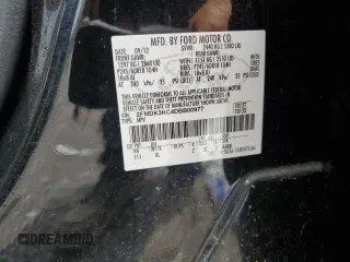 2013 Ford Edge Limited with VIN 2FMDK3KC4DBB00977, listed as a Copart auction lot 59574635 with 211,775 mi miles and Salvage title. Bid and sale history available at DreamBid. Image 13.
