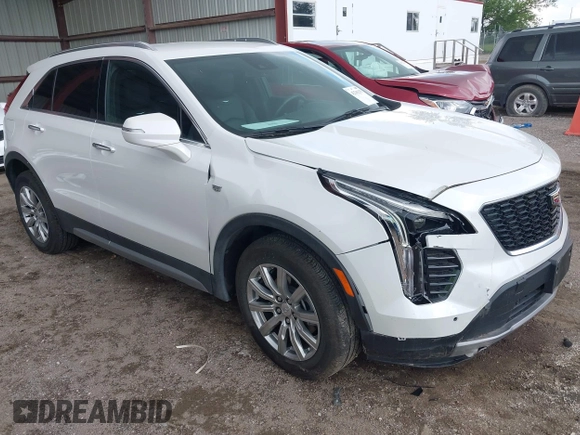 2023 Cadillac XT4 AWD Premium Luxury with VIN 1GYFZDR47PF202588, listed as a IAAI auction lot 42365293 with 8,276 mi miles and . Bid and sale history available at DreamBid. Image 1.