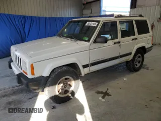 2001 Jeep Cherokee Sport with VIN 1J4FF48SX1L587212, listed as a Copart auction lot 88121165 with 253,952 mi miles and Clean Title. Bid and sale history available at carsss.com. Image 1.