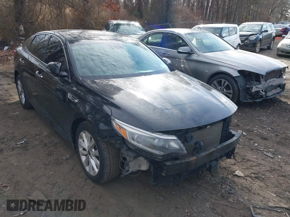 2017 Kia Optima EX with VIN 5XXGU4L3XHG176029, listed as a IAAI auction lot 41481536 with 282,759 mi miles. Bid and sale history available at carsss.com. Image 6.