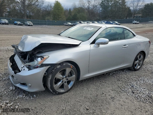 2010 Lexus IS 250C with VIN JTHFF2C2XA2501113, listed as a Copart auction lot 80511714 with 209,501 mi miles and Salvage Title. Bid and sale history available at carsss.com. Image 1.